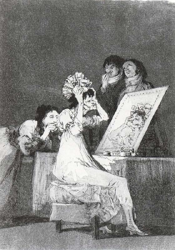 Francisco Goya Hasta la muerte France oil painting art